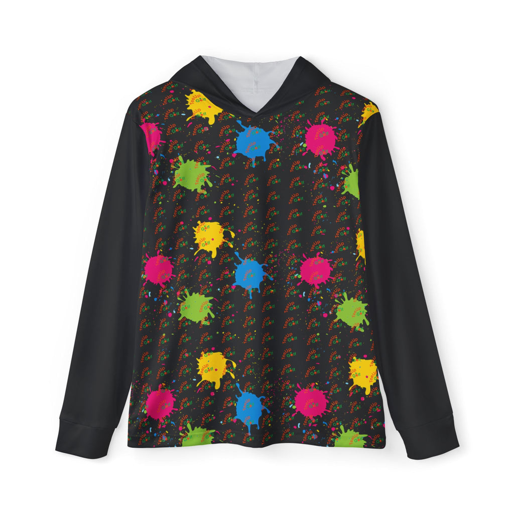 Men's Sports Warmup Hoodie - Splatter Golf Shirt Design