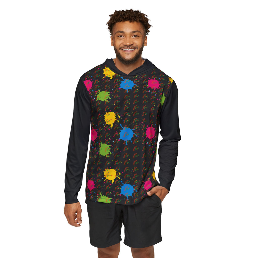 Men's Sports Warmup Hoodie - Splatter Golf Shirt Design
